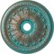 Ekena Millwork Tomango Egg & Dart Medallion (Canopies up to 6 3/4"), 27 7/8"OD x 3 7/8"ID x 2 1/2"P, Copper Green CM27TOCGS - alternate 1